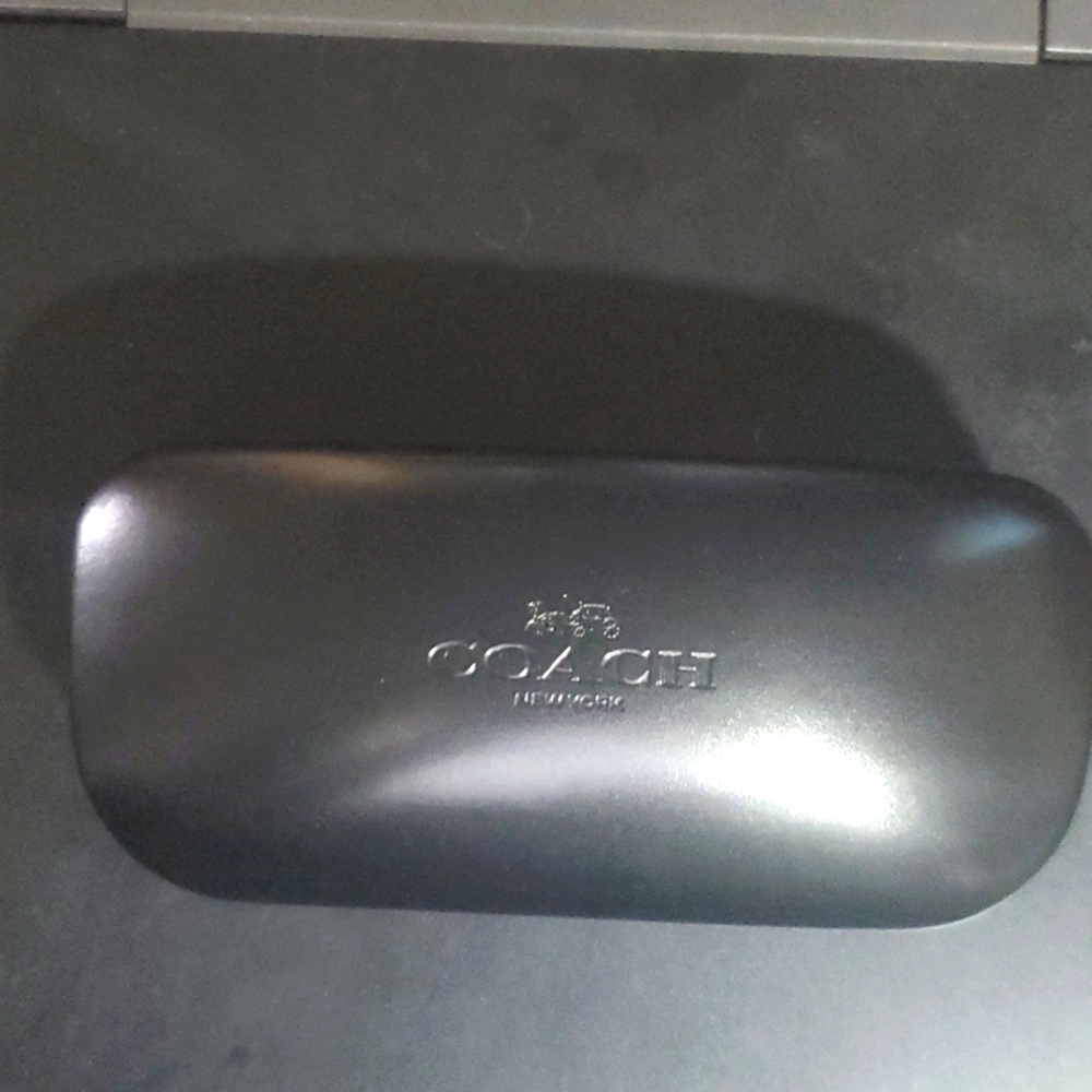 COACH Large Eyeglasses Case Black. New